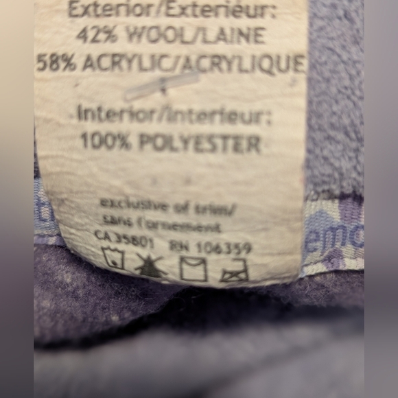 🔷Lululemon Athletica Wool Zip-Front Sweatshirt/Jacket - Picture 14 of 15